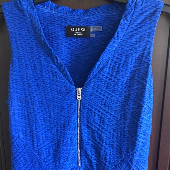 Cobalt Blue Cocktail Dress - Picture 3 of 4